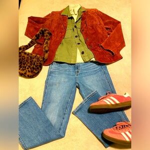 Vintage suede blazer